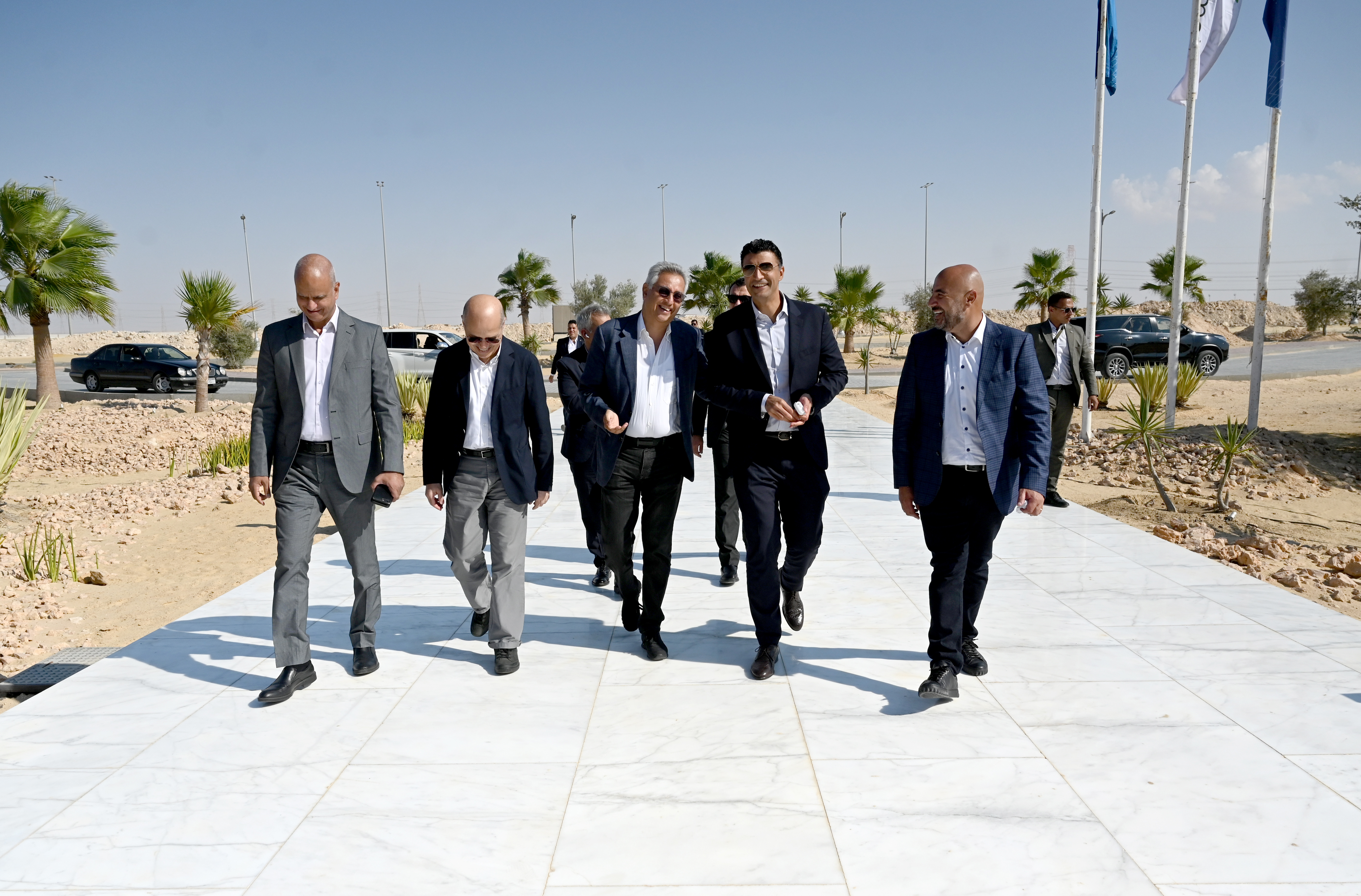 IDG welcomes H.E. Eng. Khaled Hashem, Minister of Industry, to our e² Alamein Industrial Park 