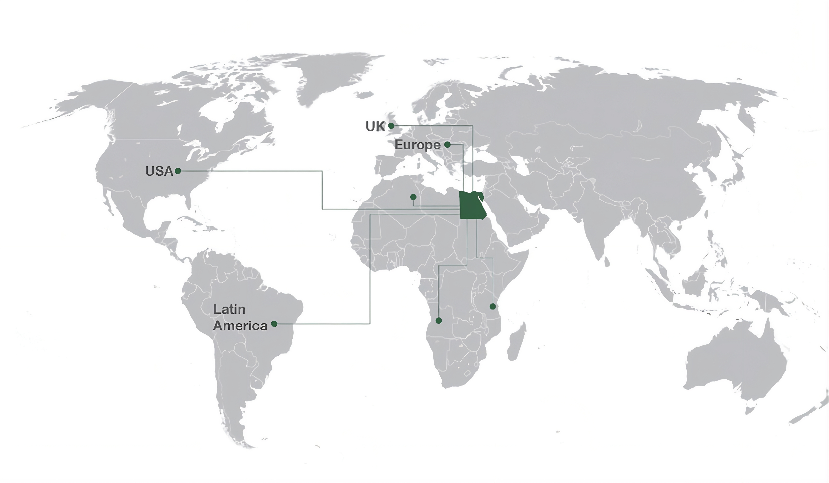 IDG industrial parks locations map — Egypt